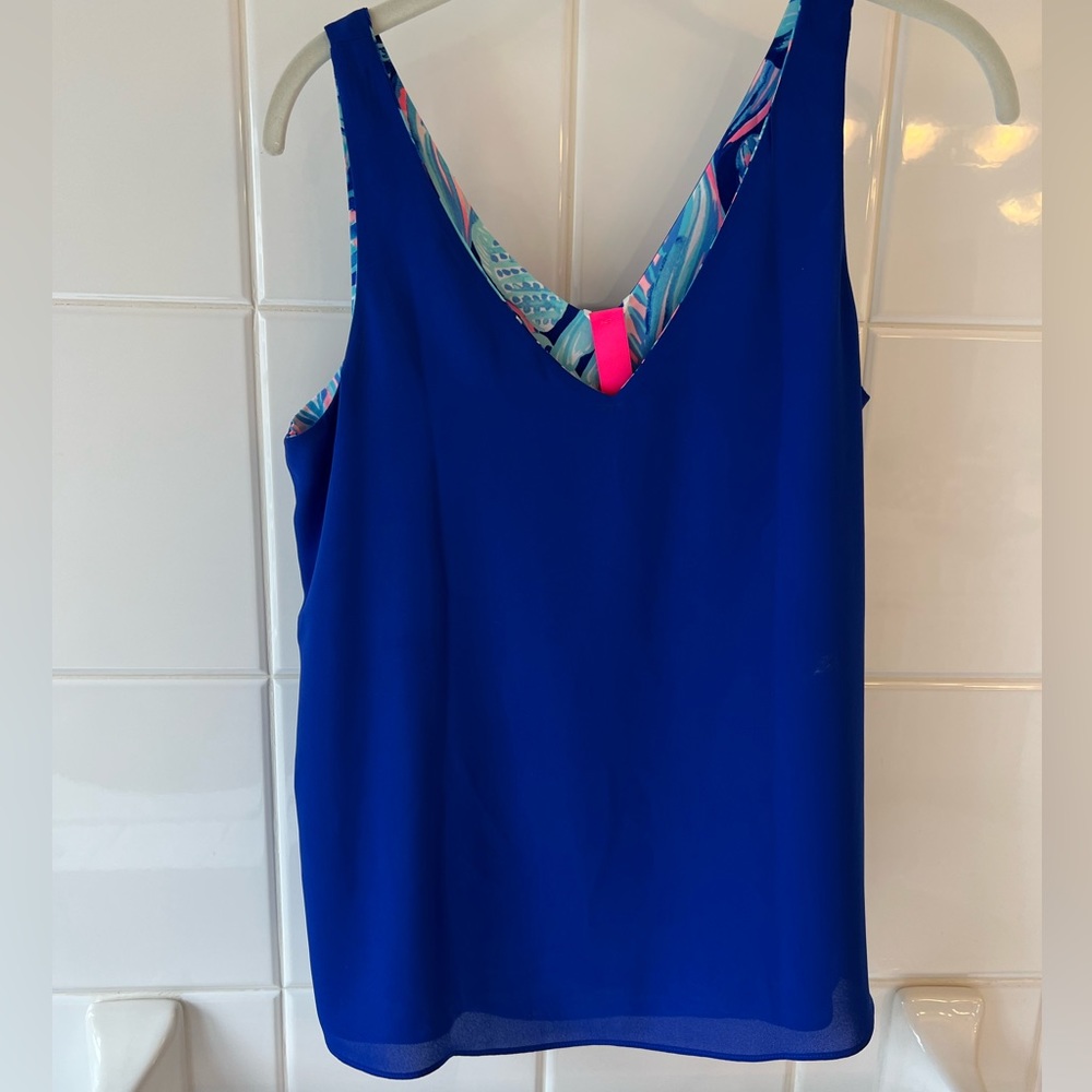 Lilly Pulitzer Florin Reversible Sleeveless Tank - Size Small